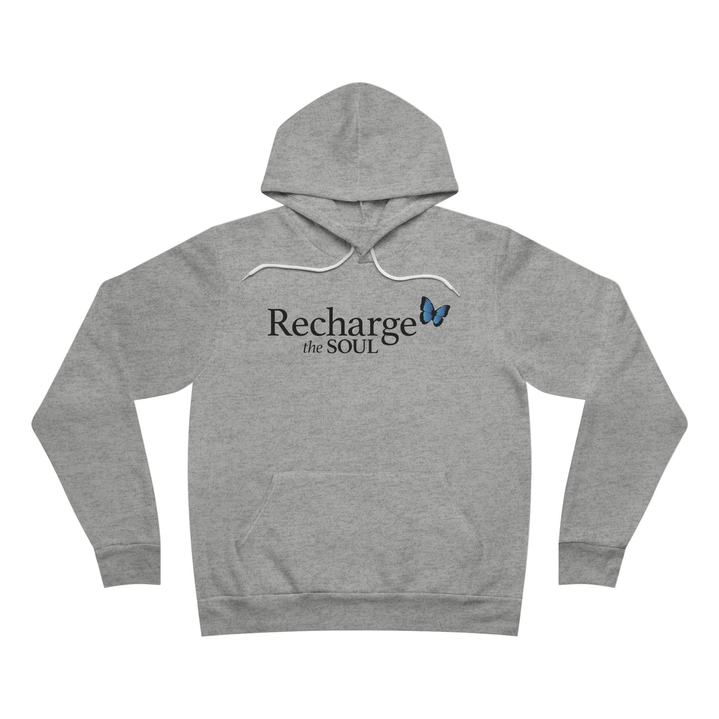 Recharge the Soul Hoodie — Inspirational Butterfly Pullover
