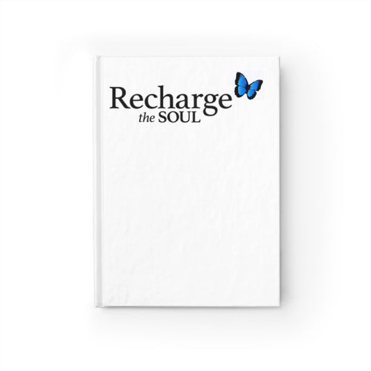 Recharge the Soul Journal — "More of This Please" Inspirational Blank Notebook