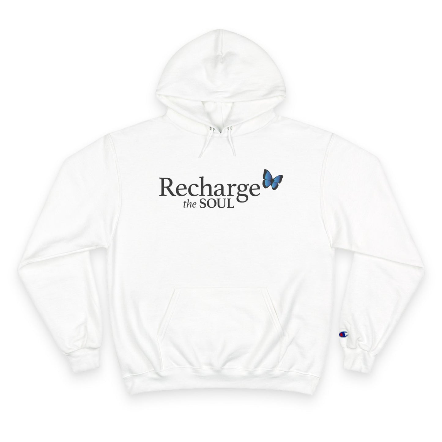 Recharge the Soul Hoodie, Inspirational Sweatshirt, Cozy Gift for Her, Self-Care Apparel, Relaxation Hoodie, Mindfulness Clothing