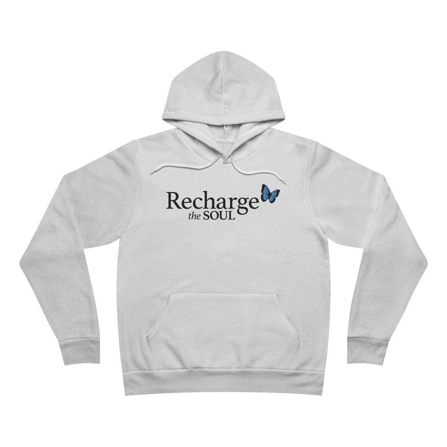Recharge the Soul Hoodie — Inspirational Butterfly Pullover