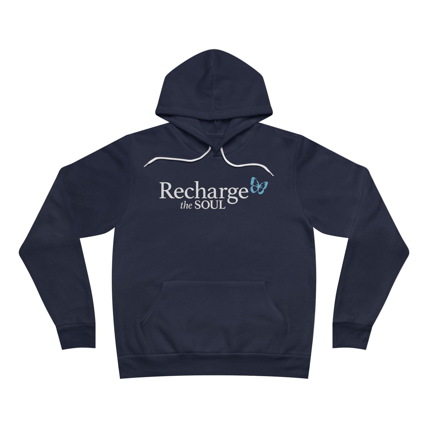 Recharge Your Soul Unisex Hoodie, Cozy Pullover, Inspirational Gift, Relaxation Essentials, Spiritual Apparel, Mindfulness Wear