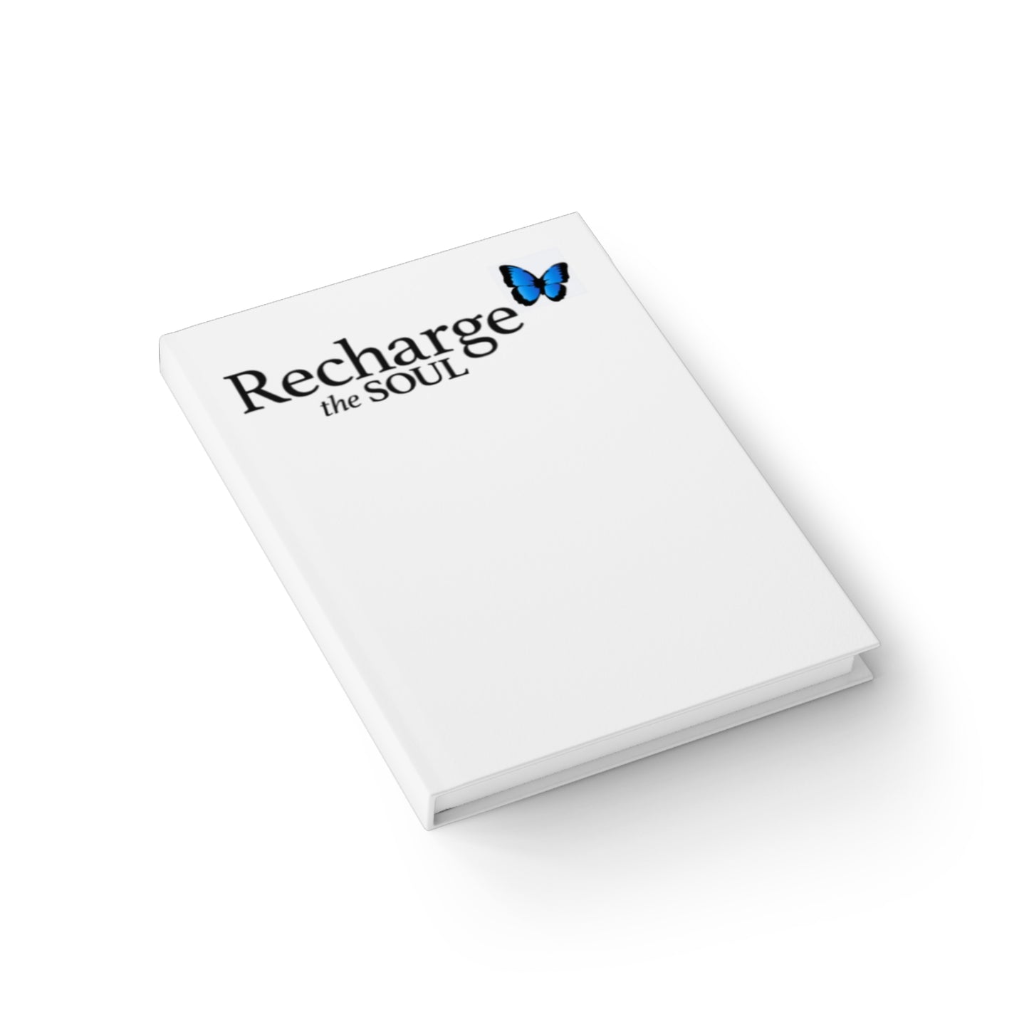 Recharge the Soul Journal — "More of This Please" Inspirational Blank Notebook